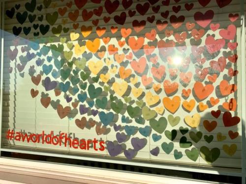 8. Window of Hearts during Stay at Home