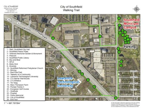 City of Southfield Walking Trail