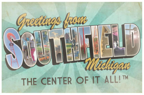 Greetings from Southfield Postcard