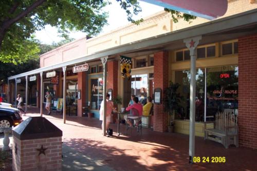 STOCK HistoricTownSquare LancasterTX